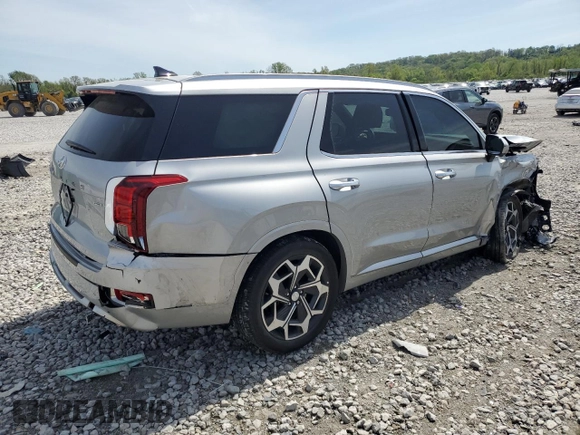 2022 Hyundai Palisade Calligraphy z VIN KM8R7DHE0NU421478, wystawiony jako Copart lot #54158845 z przebiegiem 40 796 mil mil oraz Szkoda całkowita • Salvage title. Historia ofert i sprzedaży dostępna na DreamBid. Obrazek 3.