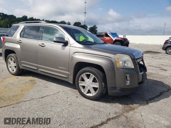 2011 GMC Terrain SLT-1 with VIN 2CTALUEC1B6428888, listed as a Copart auction lot 63387605 with 180,400 mi miles and Salvage title. Bid and sale history available at DreamBid. Image 4.