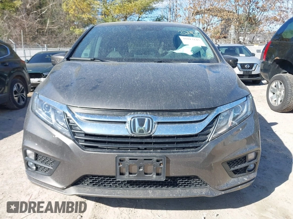 2019 Honda Odyssey EX with VIN 5FNRL6H57KB023443, listed as a IAAI auction lot 41813245 with 84,591 mi miles. Bid and sale history available at carsss.com. Image 12.