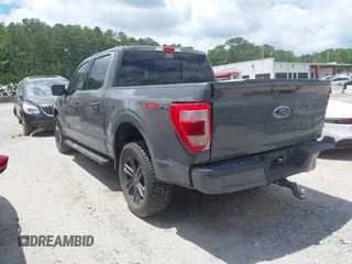2021 Ford F-150 XL with VIN 1FTFW1E8XMFC04210, listed as a IAAI auction lot 42493373 with 99,181 mi miles and . Bid and sale history available at DreamBid. Image 3.