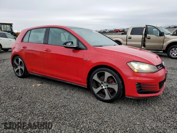 2015 Volkswagen Golf GTI Autobahn with VIN 3VW4T7AU3FM001424, listed as a Copart auction lot 51743355 with 103,116 mi miles and Salvage Title. Bid and sale history available at carsss.com. Image 4.