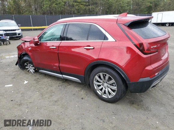 2021 Cadillac XT4 FWD Premium Luxury with VIN 1GYFZCR40MF011603, listed as a Copart auction lot 53068825 with 84,919 mi miles and Salvage title. Bid and sale history available at DreamBid. Image 2.