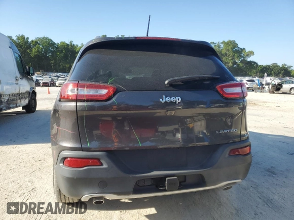 2014 Jeep Cherokee Limited with VIN 1C4PJLDS8EW318994, listed as a Copart auction lot 53450115 with 89,476 mi miles and Salvage Title. Bid and sale history available at carsss.com. Image 6.