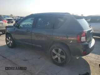 2017 Jeep Compass Latitude with VIN 1C4NJDEB4HD164960, listed as a Copart auction lot 59114645 with 118,921 mi miles and Salvage title. Bid and sale history available at DreamBid. Image 2.