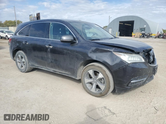2014 Acura MDX with VIN 5FRYD3H25EB019858, listed as a Copart auction lot 76499754 with 149,413 mi miles and Salvage Title. Bid and sale history available at carsss.com. Image 4.