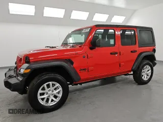 2023 Jeep Wrangler Sport S with VIN 1C4HJXDN5PW632854, listed as a Copart auction lot 51674525 with 4,837 mi miles and Clean Title. Bid and sale history available at DreamBid. Image 1.