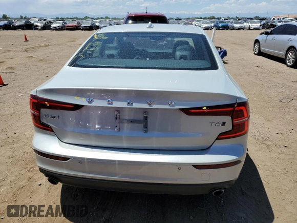 2019 Volvo S60 Momentum with VIN 7JRA22TK2KG004800, listed as a Copart auction lot 56308104 with 64,529 mi miles and Salvage Title. Bid and sale history available at carsss.com. Image 6.