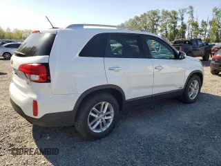 2015 Kia Sorento LX with VIN 5XYKTDA77FG605316, listed as a Copart auction lot 55351165 with 117,514 mi miles and Clean Title. Bid and sale history available at carsss.com. Image 3.