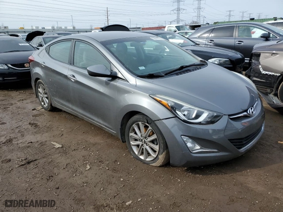 2014 Hyundai Elantra SE with VIN 5NPDH4AE5EH508602, listed as a Copart auction lot 50047935 with 95,808 mi miles and Salvage Title. Bid and sale history available at carsss.com. Image 4.