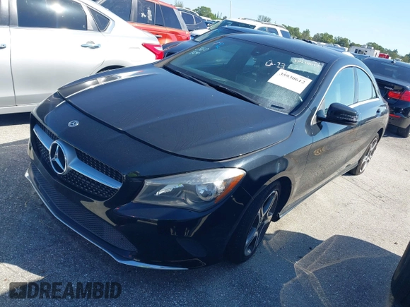 2018 Mercedes-Benz CLA with VIN WDDSJ4EBXJN650357, listed as a IAAI auction lot 35930612 with 75,371 mi miles. Bid and sale history available at carsss.com. Image 16.