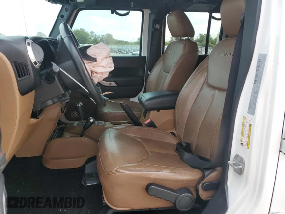 2018 Jeep Wrangler JK Unlimited Sahara with VIN 1C4BJWEG0JL832808, listed as a Copart auction lot 81703604 with 0 mi miles and Non Repairable. Bid and sale history available at carsss.com. Image 7.