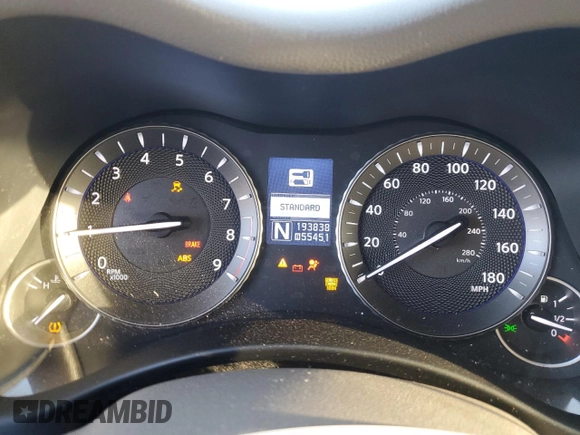 2012 Infiniti M37 with VIN JN1BY1AP2CM333450, listed as a Copart auction lot 83208834 with 193,838 mi miles and Salvage Title. Bid and sale history available at carsss.com. Image 9.