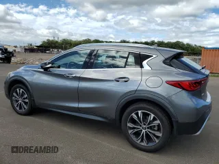 2017 Infiniti QX30 Premium with VIN SJKCH5CR1HA032469, listed as a Copart auction lot 59542234 with 52,478 mi miles and Salvage Title. Bid and sale history available at carsss.com. Image 2.