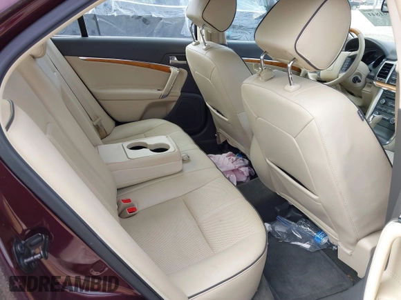 2011 Lincoln MKZ with VIN 3LNHL2GC9BR769486, listed as a IAAI auction lot 41191841 with 59,087 mi miles. Bid and sale history available at carsss.com. Image 8.