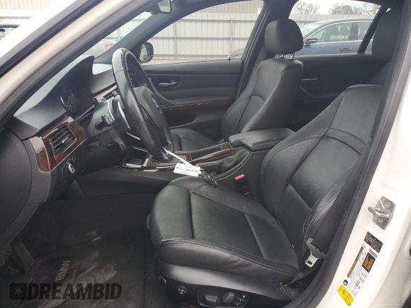 2011 BMW 3 Series 335i with VIN WBAPM5C51BE575783, listed as a Copart auction lot 47354165 with 0 mi miles and Salvage Title. Bid and sale history available at carsss.com. Image 7.