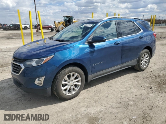 2019 Chevrolet Equinox LT with VIN 2GNAXKEV1K6107138, listed as a Copart auction lot 50838785 with 33,006 mi miles and Salvage Title. Bid and sale history available at DreamBid. Image 1.