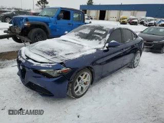 2018 Alfa Romeo Giulia Ti Sport with VIN ZARFAEEN7J7576353, listed as a Copart auction lot 88133195 with 61,204 mi miles and Clean Title. Bid and sale history available at carsss.com. Image 1.