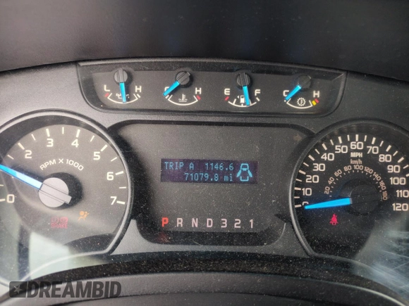 2013 Ford F-150 XL with VIN 1FTMF1EM2DKF00740, listed as a Copart auction lot 51365955 with 71,079 mi miles and Salvage title. Bid and sale history available at DreamBid. Image 9.