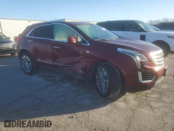 2017 Cadillac XT5 Premium Luxury AWD with VIN 1GYKNERS1HZ190355, listed as a Copart auction lot 84899844 with 119,553 mi miles and Salvage Title. Bid and sale history available at carsss.com. Image 4.