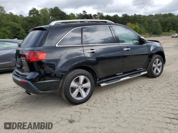 2013 Acura MDX Tech Pkg with VIN 2HNYD2H32DH522707, listed as a Copart auction lot 73629934 with 177,524 mi miles and Salvage Title. Bid and sale history available at carsss.com. Image 3.