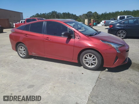 2016 Toyota Prius Four with VIN JTDKARFUXG3516895, listed as a Copart auction lot 50698235 with 301,125 mi miles and Salvage Title. Bid and sale history available at carsss.com. Image 4.