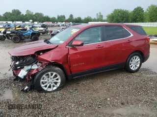 2021 Chevrolet Equinox LT with VIN 3GNAXUEV3ML329836, listed as a Copart auction lot 63521085 with 32,690 mi miles and Salvage title. Bid and sale history available at DreamBid. Image 1.