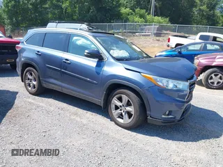 2015 Toyota Highlander Limited with VIN 5TDDKRFHXFS217834, listed as a IAAI auction lot 42816077 with 195,486 mi miles and . Bid and sale history available at DreamBid. Image 1.
