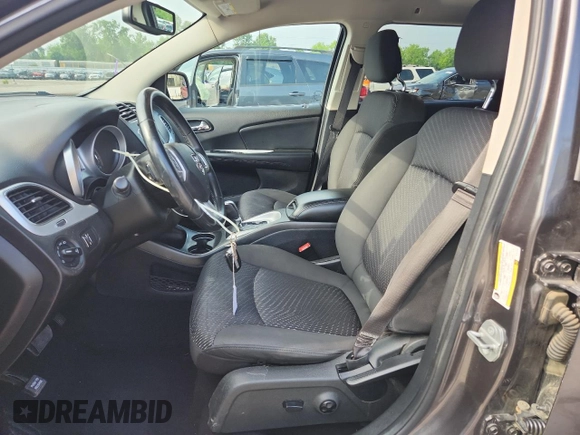2017 Dodge Journey SXT with VIN 3C4PDCBB1HT675440, listed as a Copart auction lot 59908345 with 117,973 mi miles and Salvage title. Bid and sale history available at DreamBid. Image 7.