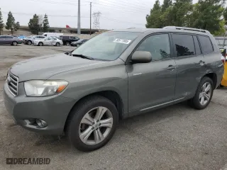 2008 Toyota Highlander Sport with VIN JTEDS43A582012955, listed as a Copart auction lot 50577885 with 195,347 mi miles and Salvage Title. Bid and sale history available at carsss.com. Image 1.