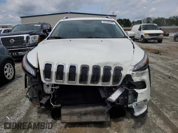 2014 Jeep Cherokee Limited with VIN 1C4PJLDB1EW301647, listed as a Copart auction lot 56169585 with 140,784 mi miles and Salvage title. Bid and sale history available at DreamBid. Image 5.
