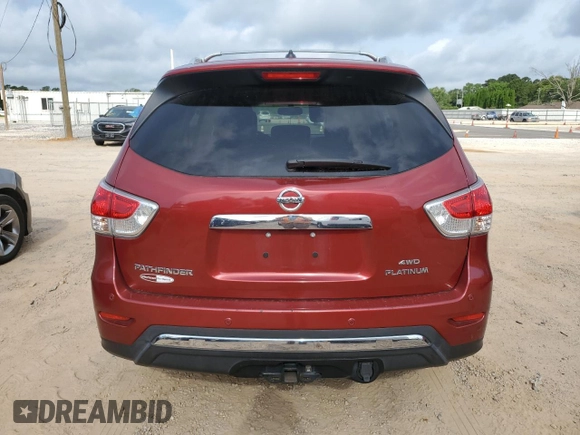 2013 Nissan Pathfinder SL with VIN 5N1AR2MM0DC688536, listed as a Copart auction lot 58344815 with 165,133 mi miles and Salvage title. Bid and sale history available at DreamBid. Image 6.