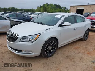 2016 Buick LaCrosse Sport Touring with VIN 1G4G45G39GF205576, listed as a IAAI auction lot 41972707 with 111,411 mi miles. Bid and sale history available at carsss.com. Image 2.