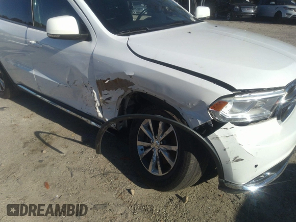 2016 Dodge Durango Limited with VIN 1C4RDHDG6GC482922, listed as a IAAI auction lot 41176682 with 163,391 mi miles. Bid and sale history available at carsss.com. Image 6.