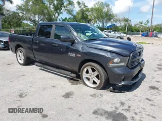 2016 Ram 1500 Sport with VIN 1C6RR6UT4GS368210, listed as a IAAI auction lot 42510953 with 92,211 mi miles and . Bid and sale history available at DreamBid. Image 1.