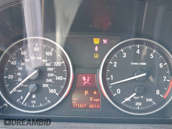 2011 BMW 3 Series 335i xDrive with VIN WBAPL5C51BA917601, listed as a IAAI auction lot 40463205 with 171,437 mi miles and . Bid and sale history available at DreamBid. Image 7.