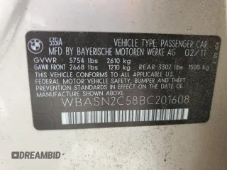 2011 BMW 5 Series 535i Gran Turismo with VIN WBASN2C58BC201608, listed as a Copart auction lot 79641314 with 158,981 mi miles and Salvage Title. Bid and sale history available at carsss.com. Image 15.