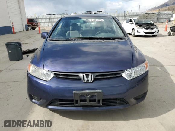 2008 Honda Civic Cpe LX with VIN 2HGFG12608H540888, listed as a Copart auction lot 51320165 with 114,292 mi miles and Salvage Title. Bid and sale history available at carsss.com. Image 5.