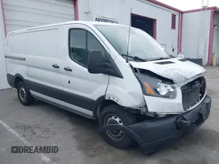 2019 Ford Transit with VIN 1FTYE1YM8KKA22840, listed as a IAAI auction lot 42421355 with 136,288 mi miles and . Bid and sale history available at DreamBid. Image 1.