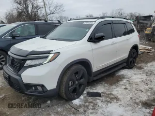 2021 Honda Passport Elite with VIN 5FNYF8H08MB026244, listed as a Copart auction lot 88502815 with 23,338 mi miles and Salvage Title. Bid and sale history available at carsss.com. Image 1.