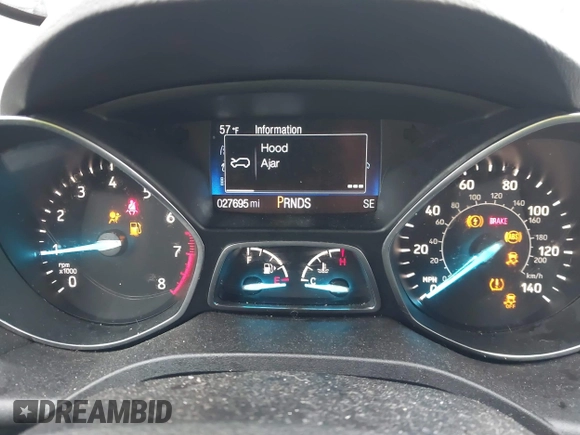 2019 Ford Escape SE with VIN 1FMCU0GD4KUA60347, listed as a IAAI auction lot 41918075 with 27,695 mi miles. Bid and sale history available at carsss.com. Image 7.