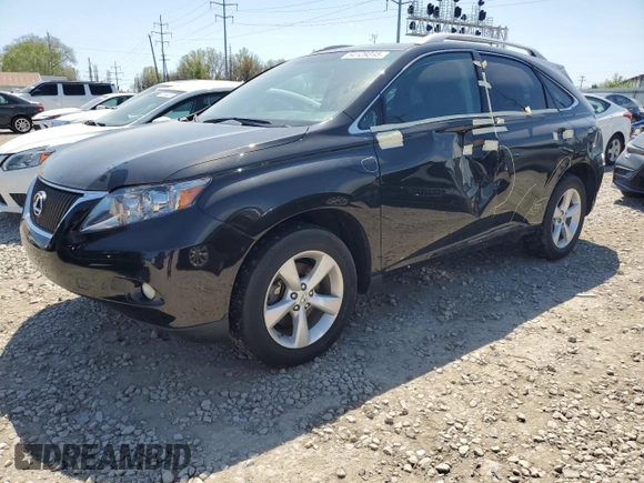 2011 Lexus RX 350 with VIN 2T2BK1BA9BC098335, listed as a Copart auction lot 54129345 with 65,254 mi miles and Salvage Title. Bid and sale history available at DreamBid. Image 1.