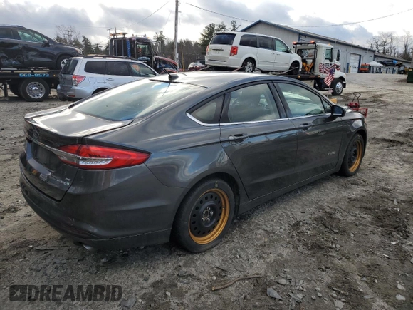 2018 Ford Fusion Hybrid SE with VIN 3FA6P0LU7JR248645, listed as a Copart auction lot 69458862 with 91,508 mi miles. Bid and sale history available at carsss.com. Image 3.