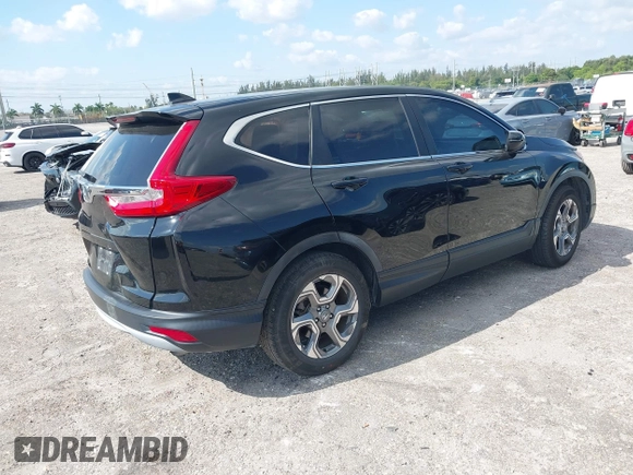 2017 Honda CR-V EX-L with VIN 7FARW1H80HE004721, listed as a IAAI auction lot 42063324 with 33,226 mi miles. Bid and sale history available at carsss.com. Image 4.