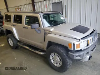 2008 Hummer H3 SUV with VIN 5GTEN13E588146985, listed as a Copart auction lot 73355404 with 96,450 mi miles and Salvage Title. Bid and sale history available at carsss.com. Image 4.