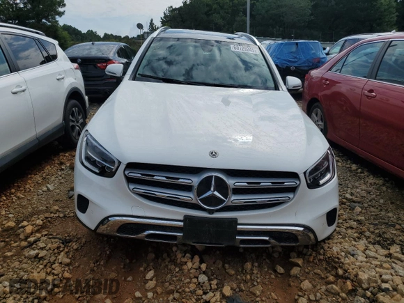 2020 Mercedes-Benz GLC 300 with VIN W1N0G8EB2LF842370, listed as a Copart auction lot 60129245 with 72,902 mi miles and Salvage title. Bid and sale history available at DreamBid. Image 5.