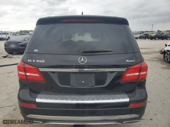 2018 Mercedes-Benz GLS with VIN 4JGDF6EE3JB073906, listed as a Copart auction lot 49858475 with 93,539 mi miles and Salvage Title. Bid and sale history available at carsss.com. Image 6.