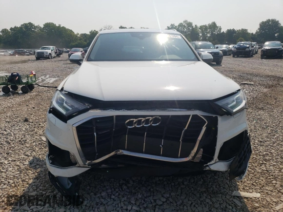 2020 Audi Q7 Premium with VIN WA1AXAF79LD010379, listed as a Copart auction lot 64861994 with 74,167 mi miles and Salvage Title. Bid and sale history available at carsss.com. Image 5.