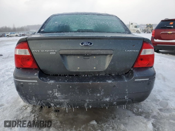 2006 Ford Five Hundred Limited with VIN 1FAHP28186G147745, listed as a Copart auction lot 45266165 with 0 mi miles and Clean Title. Bid and sale history available at carsss.com. Image 6.