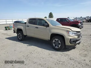 2022 Chevrolet Colorado 4WD Z71 with VIN 1GCGTDENXN1333289, listed as a Copart auction lot 59549725 with 19,583 mi miles and Salvage title. Bid and sale history available at DreamBid. Image 4.