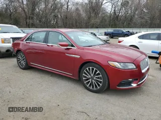 2017 Lincoln Continental Select with VIN 1LN6L9SP0H5609129, listed as a Copart auction lot 44723145 with 45,381 mi miles and Salvage Title. Bid and sale history available at DreamBid. Image 4.